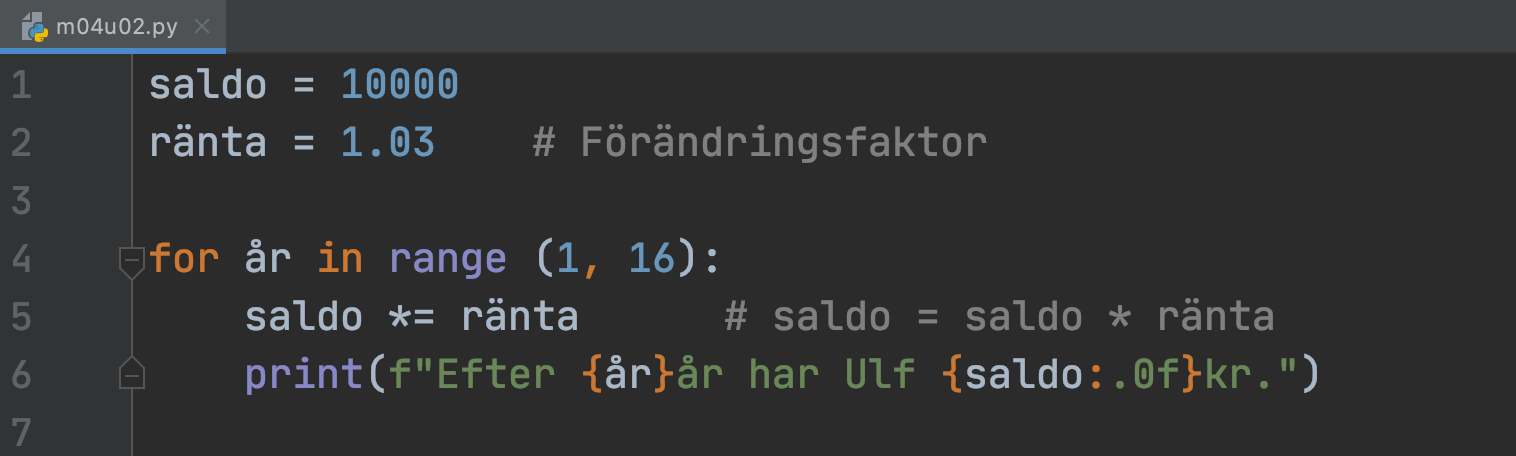 Kodförslag